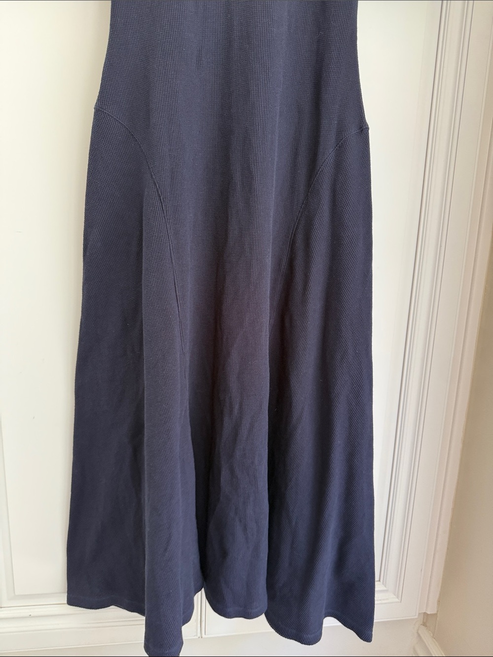 Lauren Ralph Lauren Navy Short-Sleeve Henley Midi Dress - Picture 4 of 9